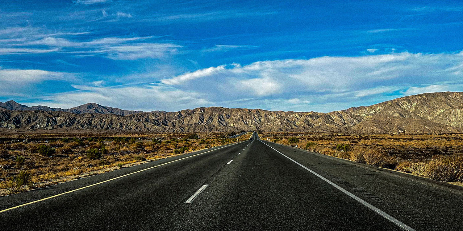 The Road to Joshua Tree, California